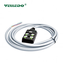 Распределительная коробка VELLEDQ M8-A3-4K3P-3.0PVC/GY